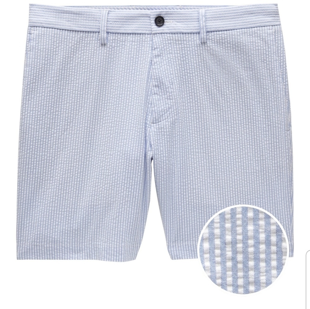 EUC Banana Republic Aiden Seersucker Shorts